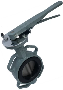 Затвор дисковый поворотный ABRA Ду300 Ру16 BUV-VF863D, межфланцевый, корпус - чугун, диск - нержавеющая сталь, рукоятка, NBR в Кирове