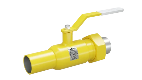 Кран шаровый LD КШЦК Gas 080/070.016.Н/П.02. (приварка/штуцер) стальной ст.20 Ду80/70 Ру16 МПа в Кирове